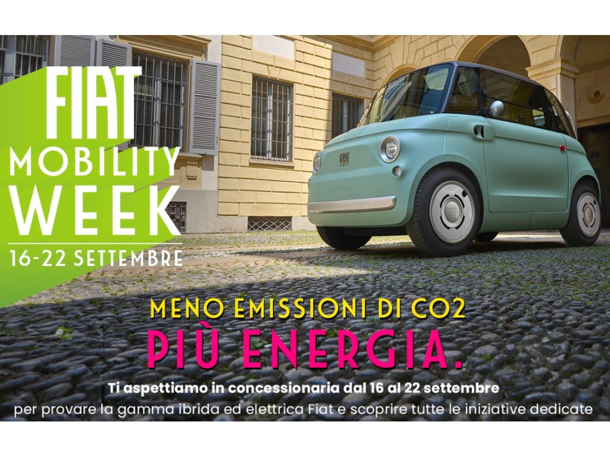 FIAT celebra la Mobility Week 2024 all’insegna della sostenibilità #adessonews