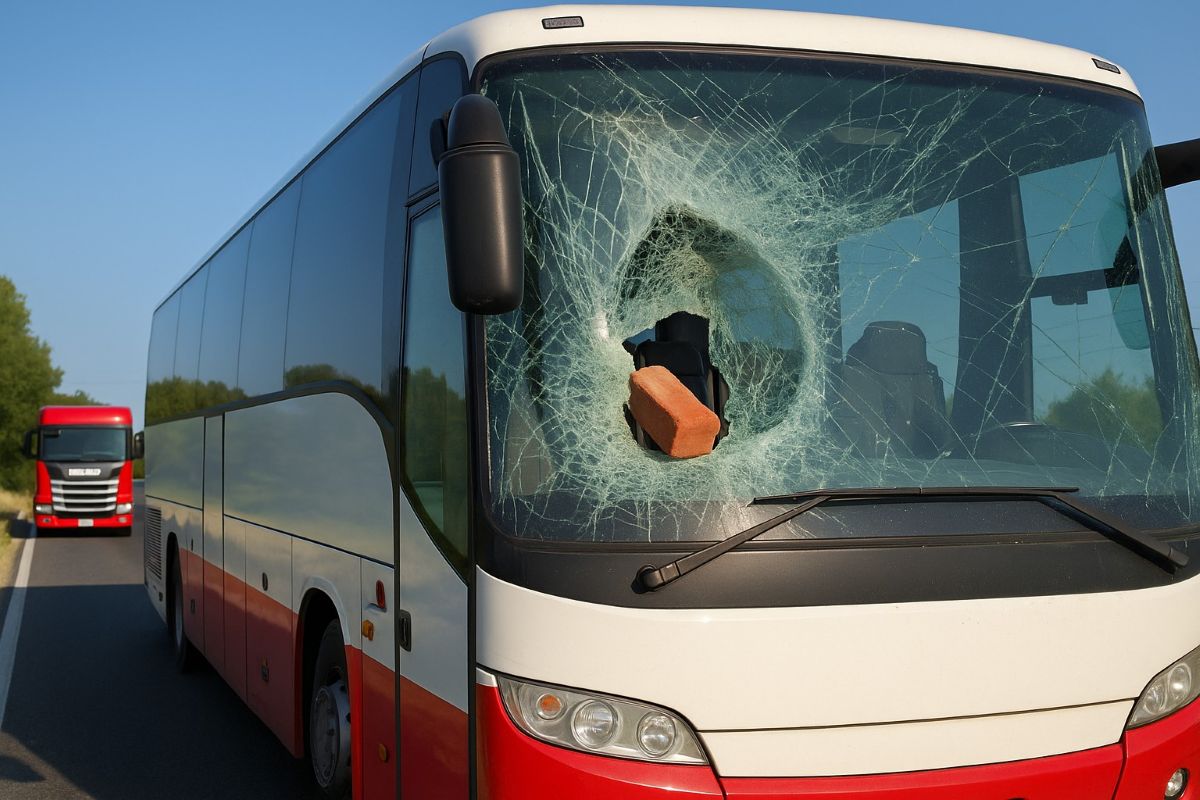 Sassaiola sul bus del Pistoia: autista ucciso, indagini a Rieti