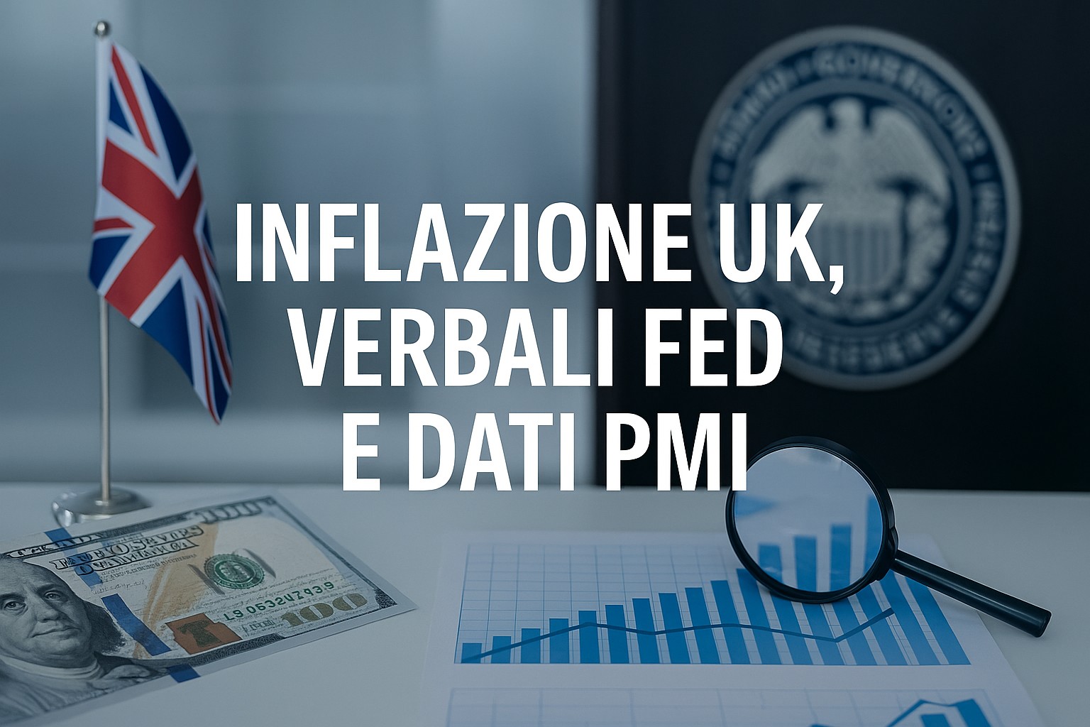 Settimana degli occhi puntati: inflazione Uk, verbali Fed e dati Pmi