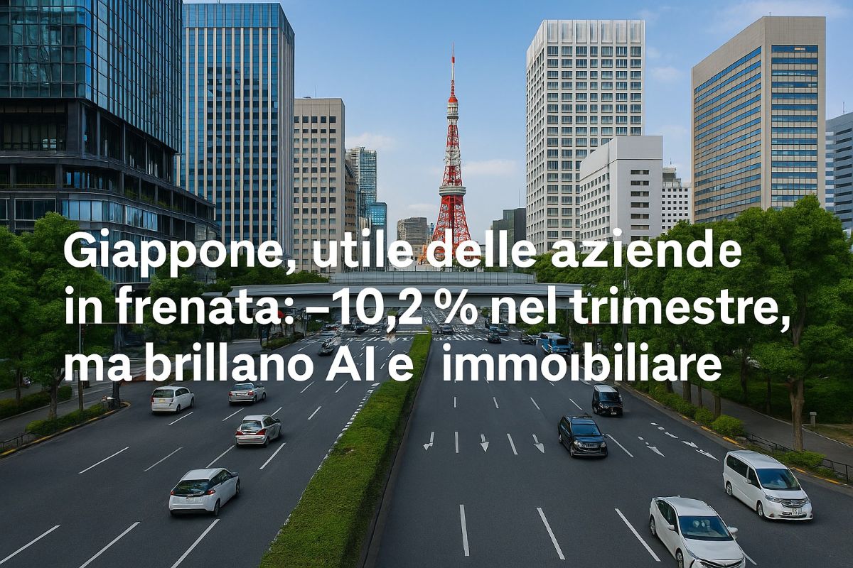 Giappone, con i dazi utile aziende in frenata: -10,2% nel trimestre