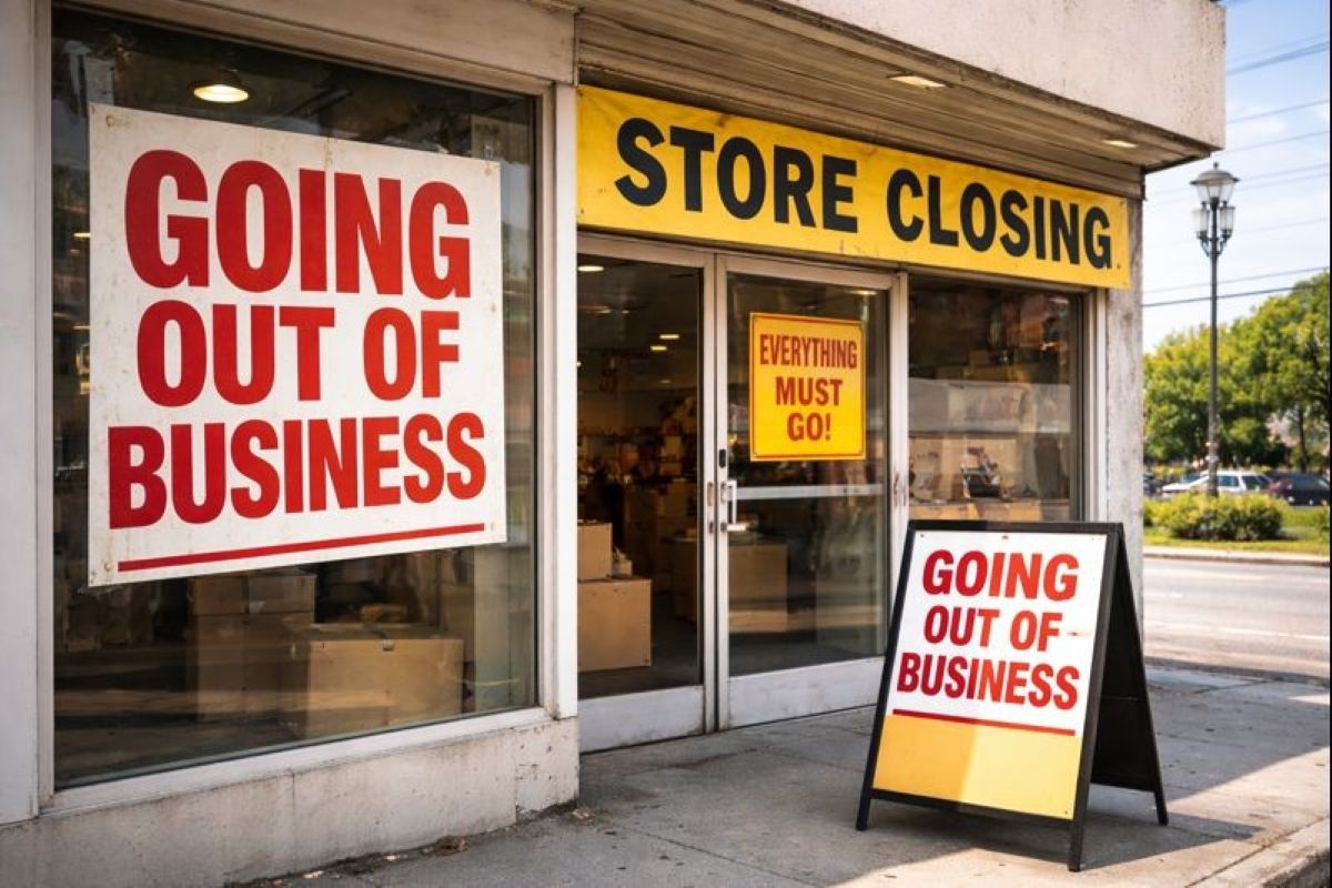 Fallimenti in Usa +14% a causa dei dazi e del caro-denaro nel 2025