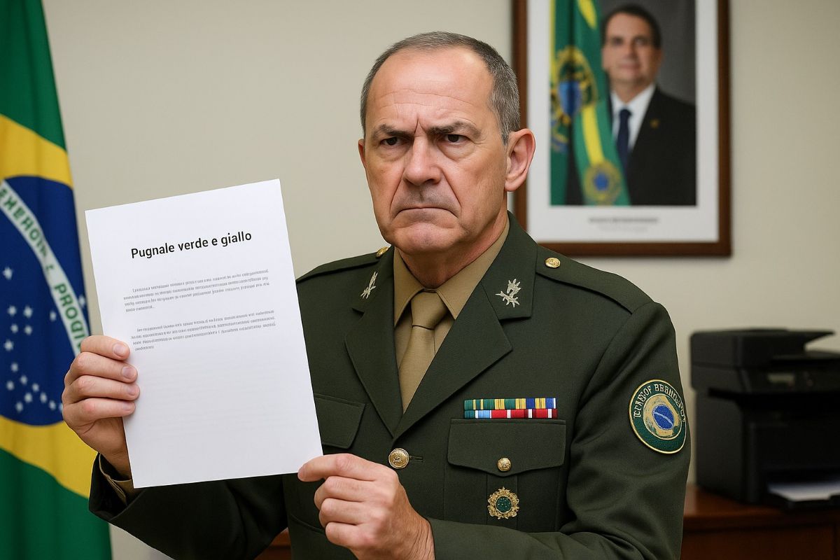 il golpe era solo un’idea… stampata tre volte e portata a Bolsonaro