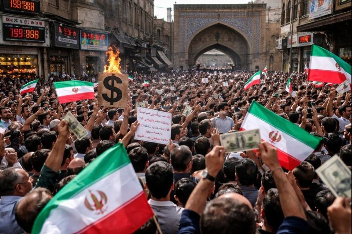 Iran, valuta a picco e piazze in ebollizione: l’ombra di Trump