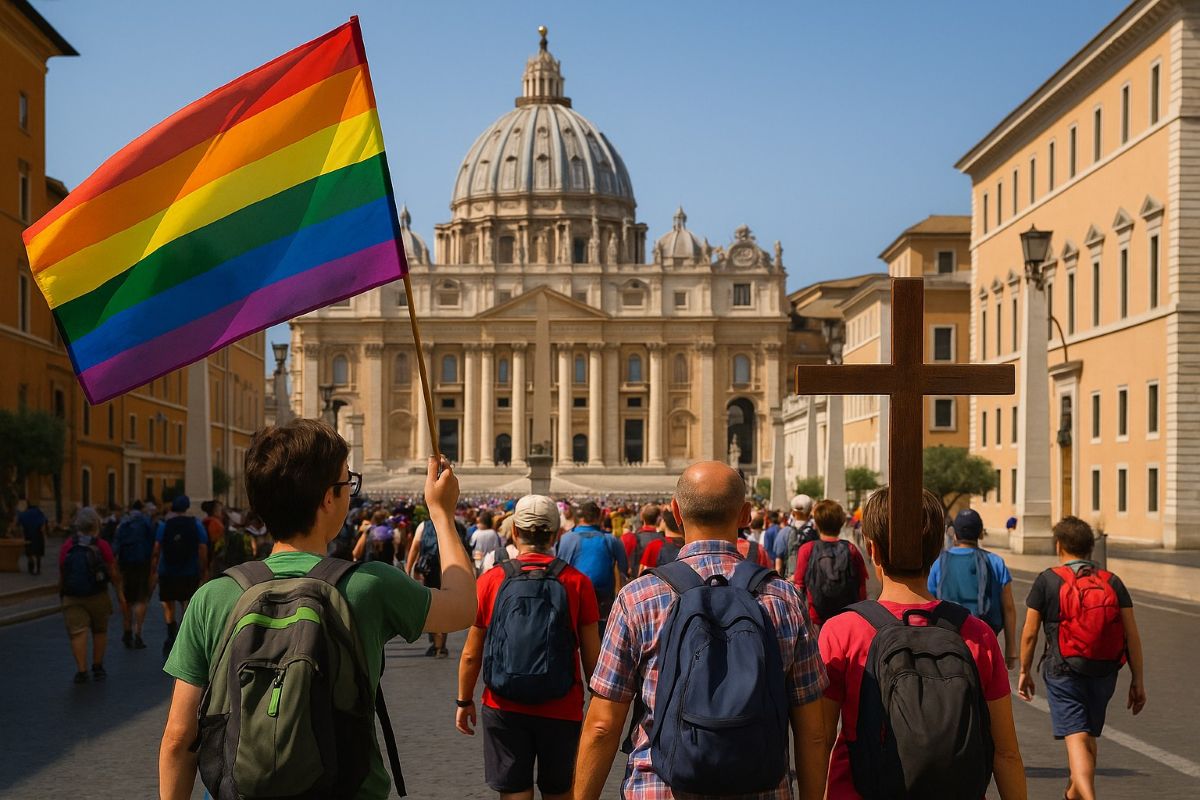 Giubileo LGBTQ: cammino arcobaleno verso la Porta Santa a San Pietro