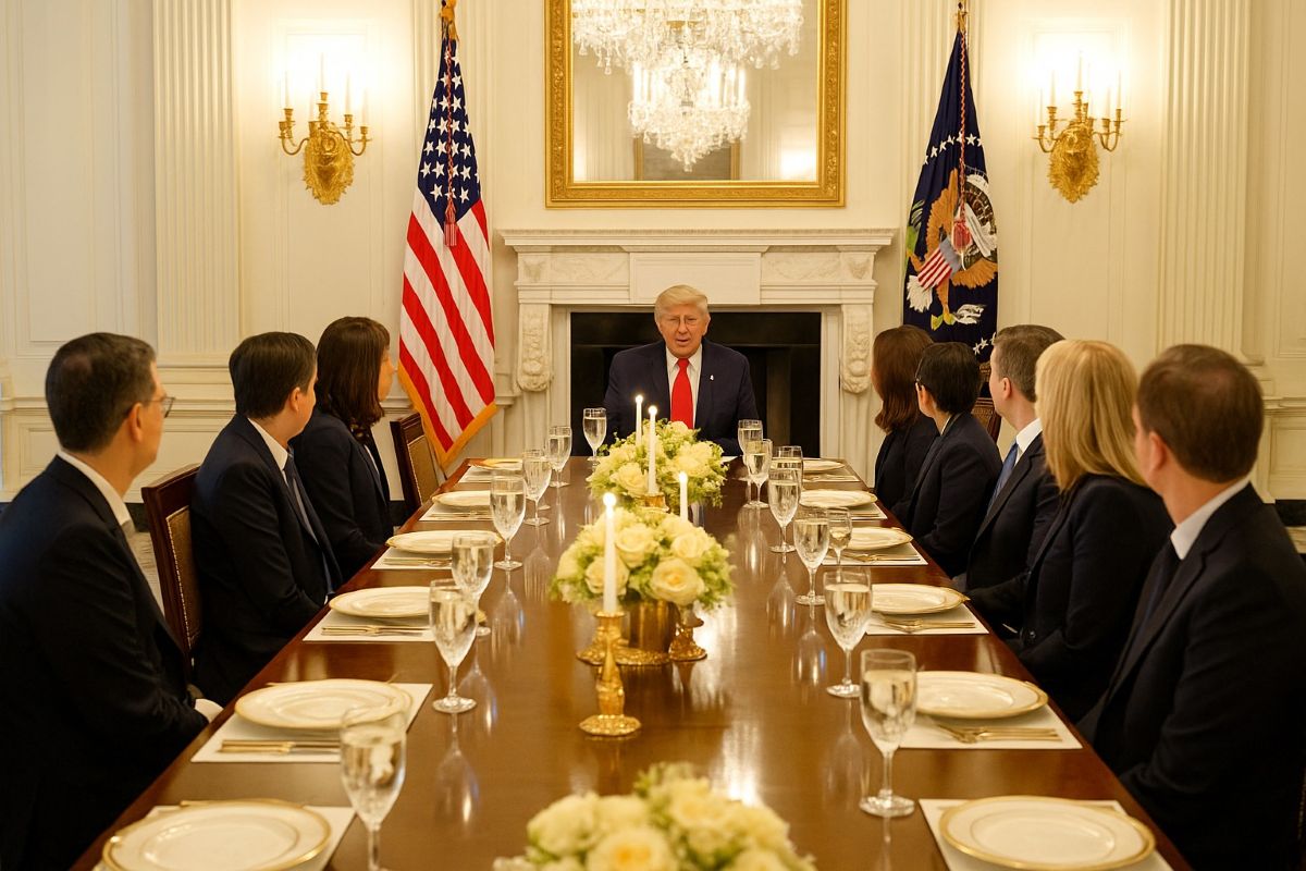 Trump e i giganti del tech a cena, inchini e promesse miliardarie