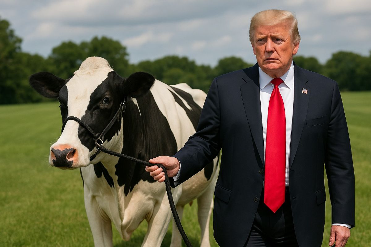 Il ricatto del bove: Trump arruola pure le vacche nella crociata Usa