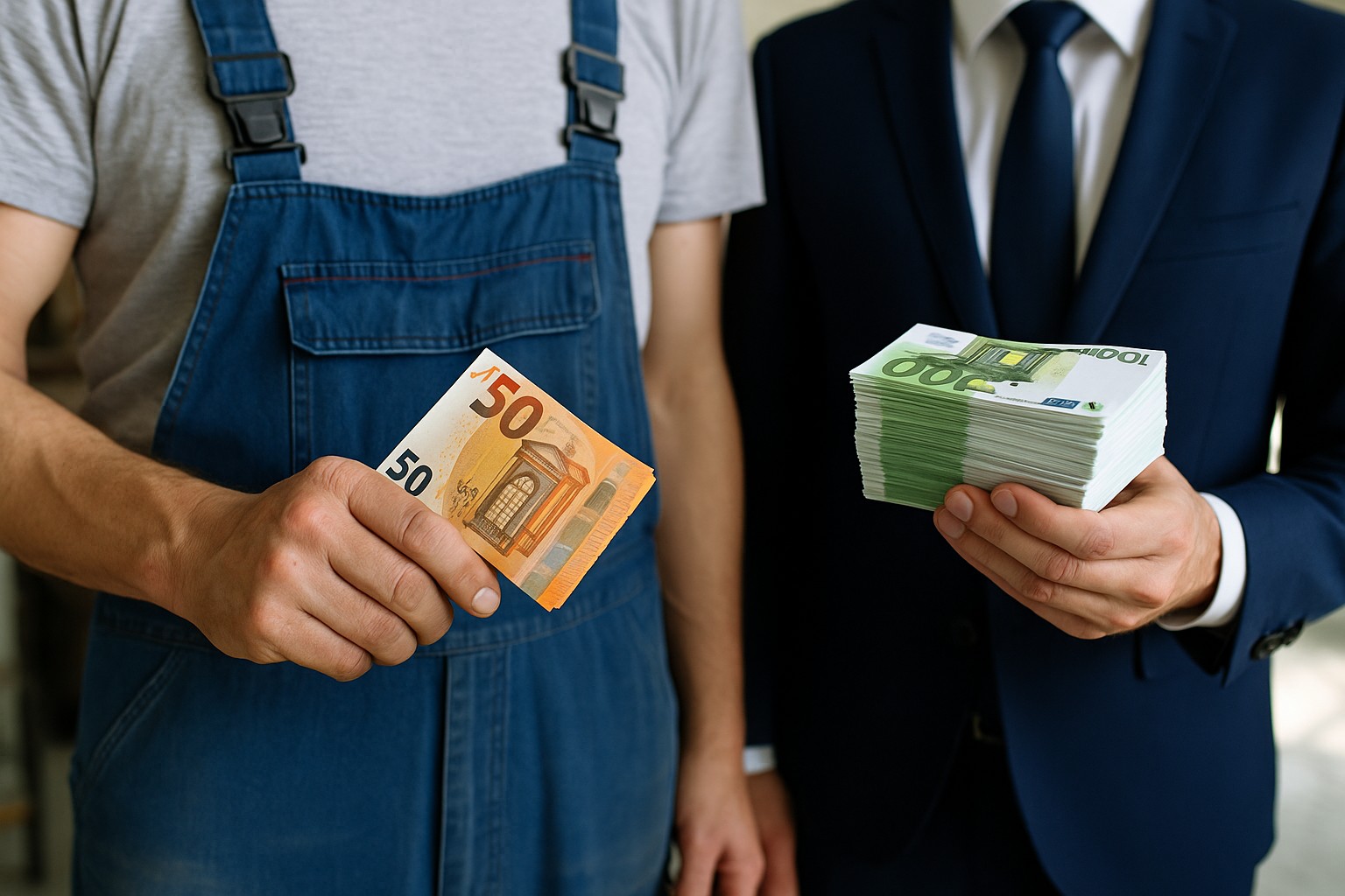 Stipendi d’Italia, una piramide che non si muove