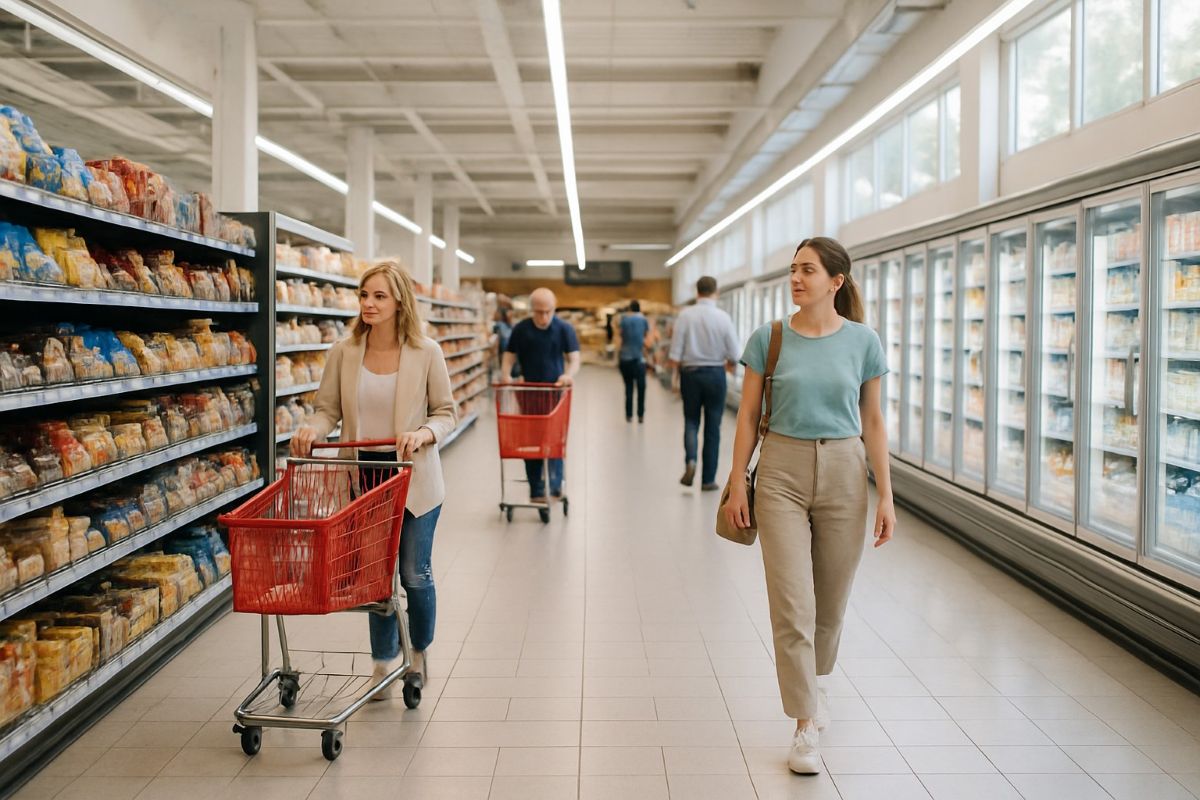 Dati Istat: una famiglia su tre taglia il carrello