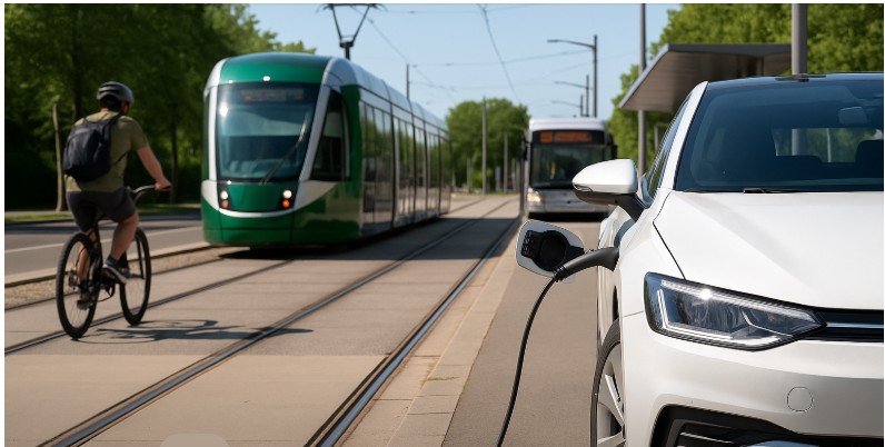 Mobilità sostenibile in Italia: auto dominante, cresce l’intermodalità
