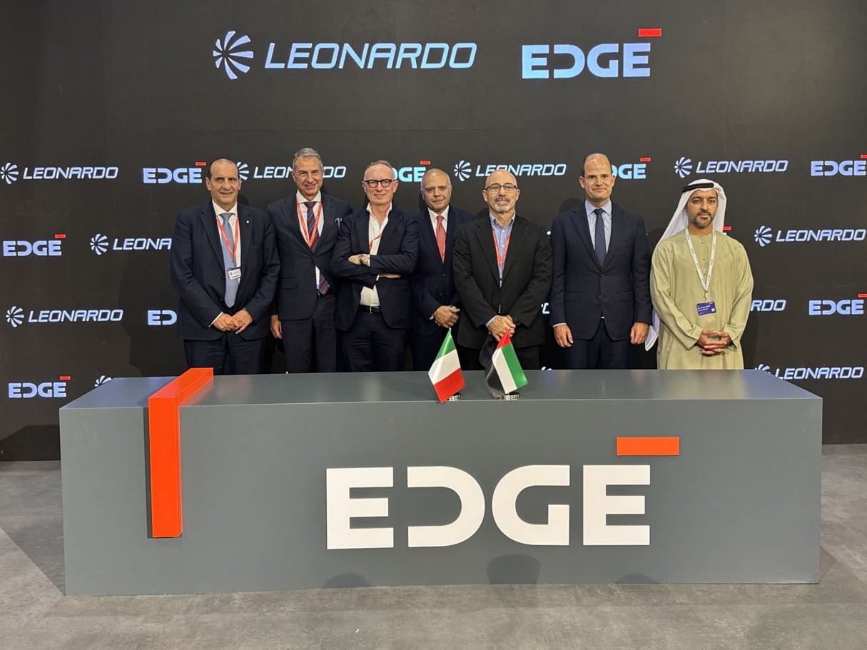 Leonardo ed Edge Group: nuovo passo verso la costituzione di una Jv ad Abu Dhabi