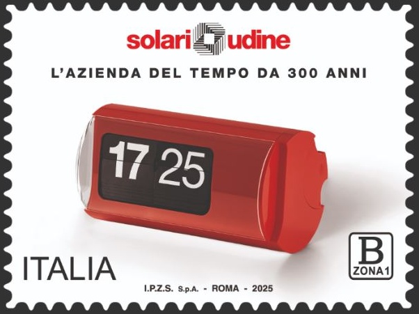 Poste celebra Solari con il francobollo dedicato ai 300 anni dell’“azienda del tempo”