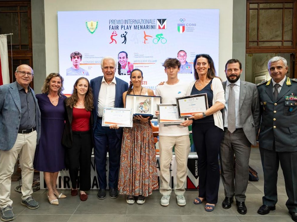 Premio Internazionale Fair Play Menarini: assegnato il Premio speciale Fiamme Gialle Studio e Sport