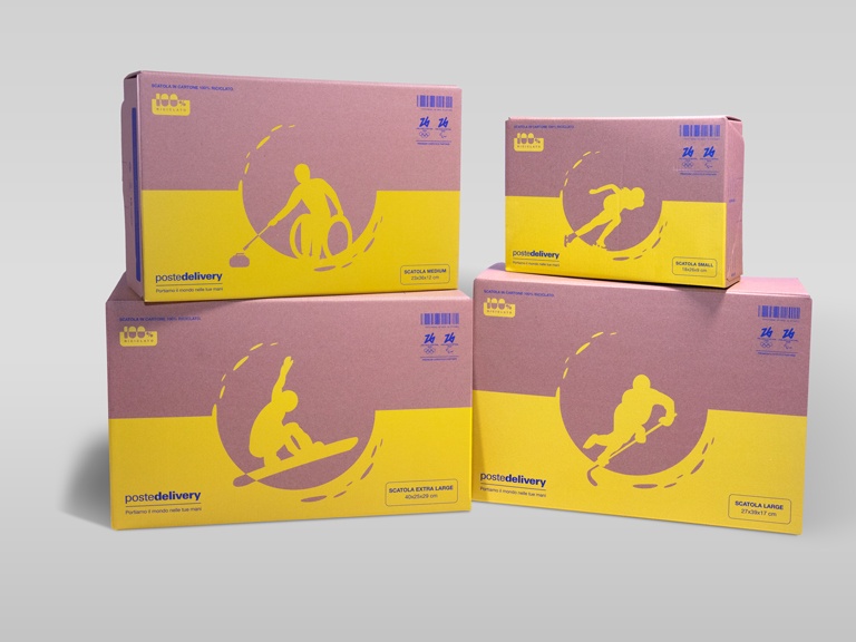 Poste Italiane spinge sull'ecosostenibilità con buste e scatole in cartone riciclato 100%