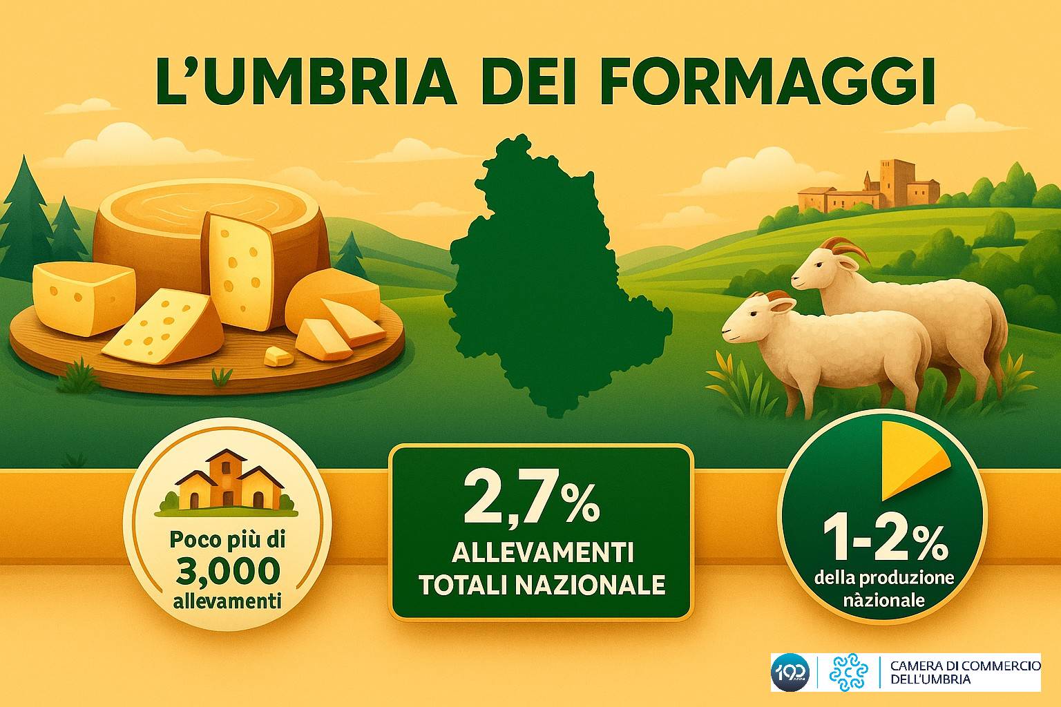 Rassegna 2025: i migliori formaggi umbri svelati il 18 novembre