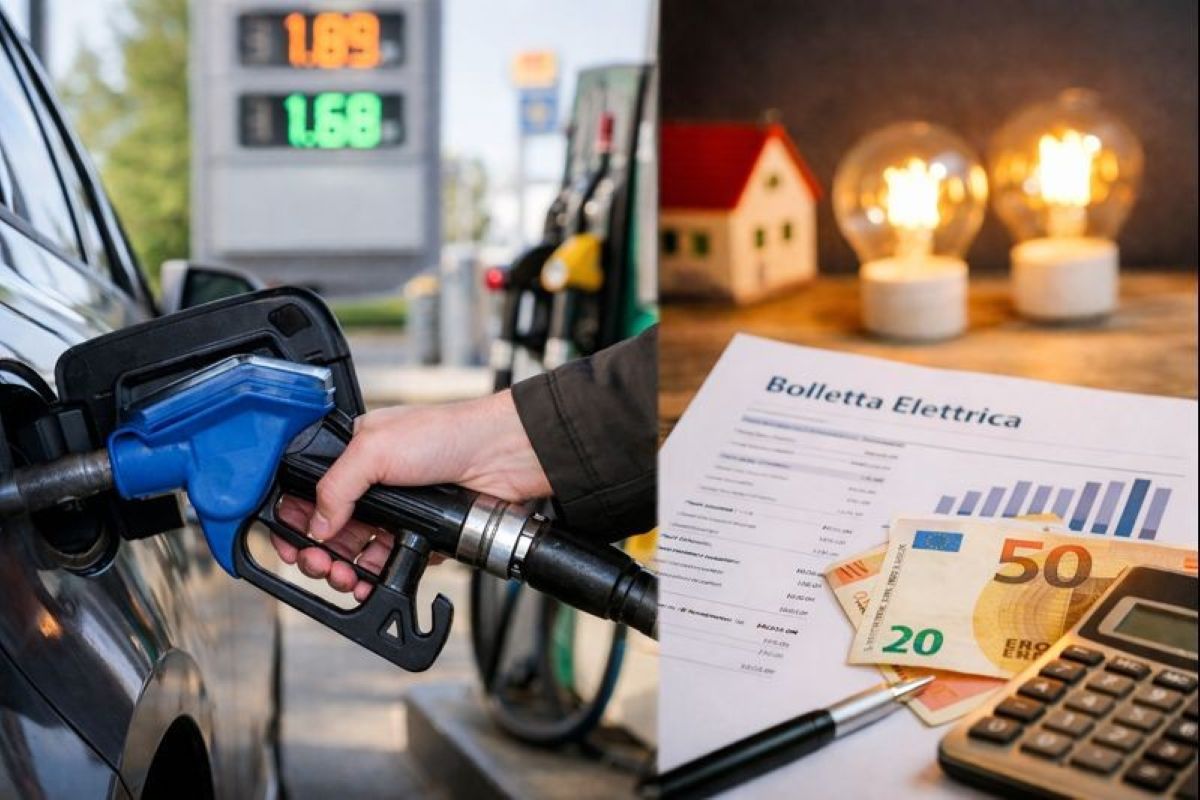 Aumenti gasolio e bollette luce: cosa cambia da domani 1 gennaio 2026