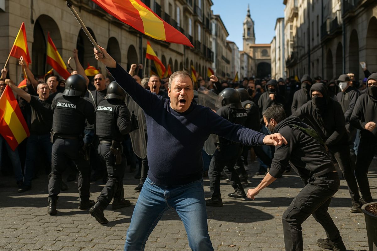 Scontri tra ex falangisti e antifascisti in Spagna, 17 arresti