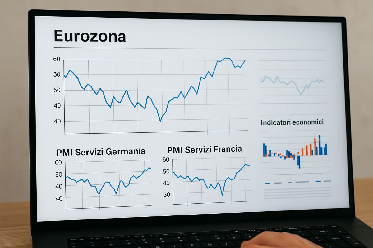 Servizi in ripresa, ma l’Eurozona resta in terza marcia