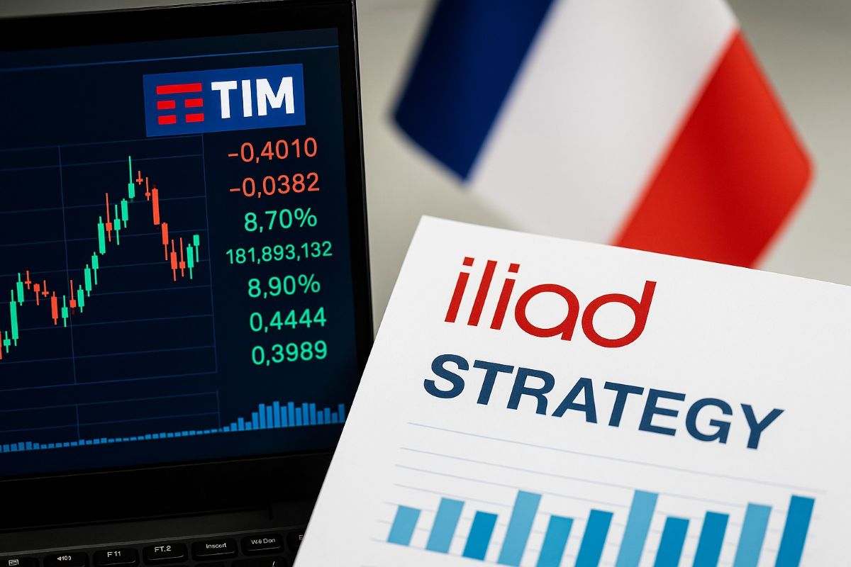 Tim affonda in Borsa, Iliad cambia rotta e guarda alla Francia